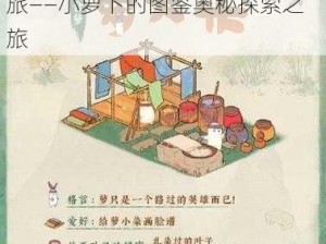 桃源深处有人家：萝小竹传奇之旅——小萝卜的图鉴奥秘探索之旅