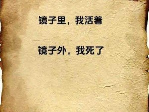 破镜重圆：重拾昔日时光 镜子冒险游戏全新体验