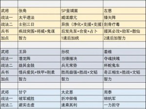 三国志13武将战法精华TOP5解析：透视最炫酷的战斗技巧与策略布局