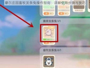 摩尔庄园畜牧发条兔操作指南：详解使用步骤与技巧