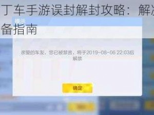 跑跑卡丁车手游误封解封攻略：解决封号，玩家必备指南