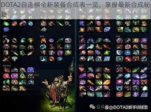 DOTA2自走棋全新装备合成表一览，掌握最新合成秘籍