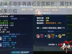 剑侠情缘手游年兽魂石全面解析：属性特点与加成效果介绍