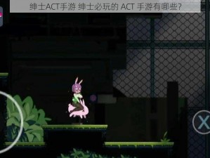 绅士ACT手游 绅士必玩的 ACT 手游有哪些？