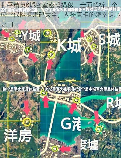 和平精英K城密室密码揭秘：全面解析三个密室保险柜密码大全，揭秘真相的密室钥匙之门