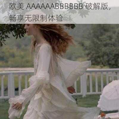 欧美 AAAAAABBBBBB 破解版，畅享无限制体验