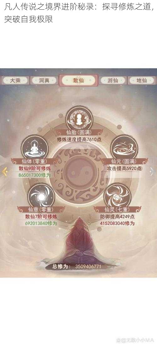 凡人传说之境界进阶秘录：探寻修炼之道，突破自我极限