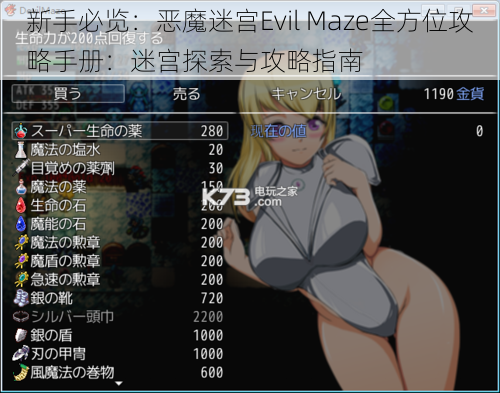 新手必览：恶魔迷宫Evil Maze全方位攻略手册：迷宫探索与攻略指南