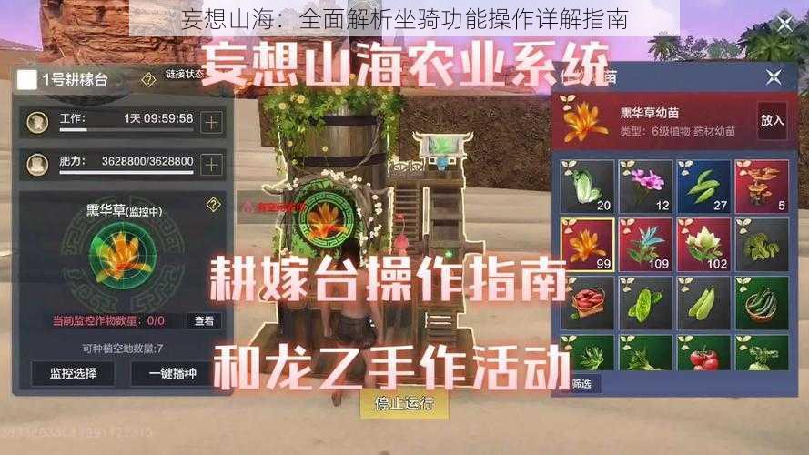 妄想山海：全面解析坐骑功能操作详解指南