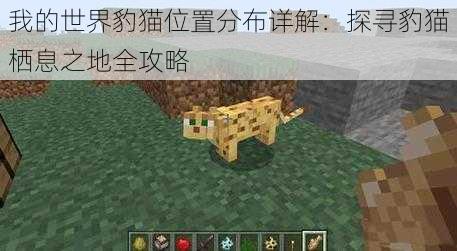 我的世界豹猫位置分布详解：探寻豹猫栖息之地全攻略