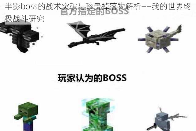 半影boss的战术突破与珍贵掉落物解析——我的世界终极战斗研究