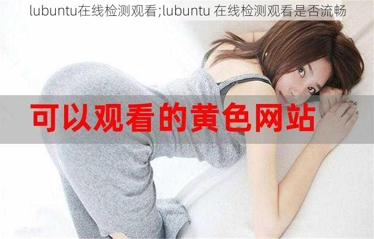 lubuntu在线检测观看;lubuntu 在线检测观看是否流畅