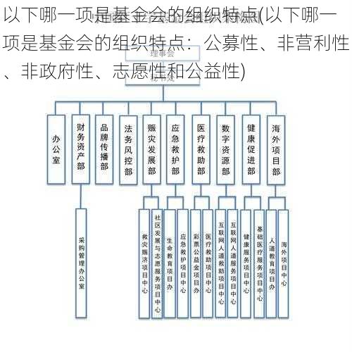 以下哪一项是基金会的组织特点(以下哪一项是基金会的组织特点：公募性、非营利性、非政府性、志愿性和公益性)