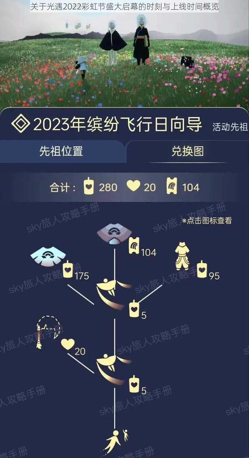 关于光遇2022彩虹节盛大启幕的时刻与上线时间概览