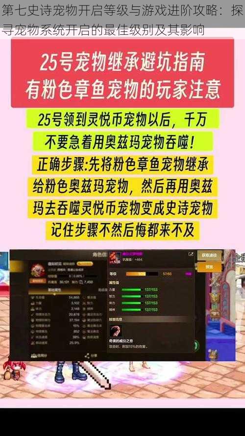 第七史诗宠物开启等级与游戏进阶攻略：探寻宠物系统开启的最佳级别及其影响