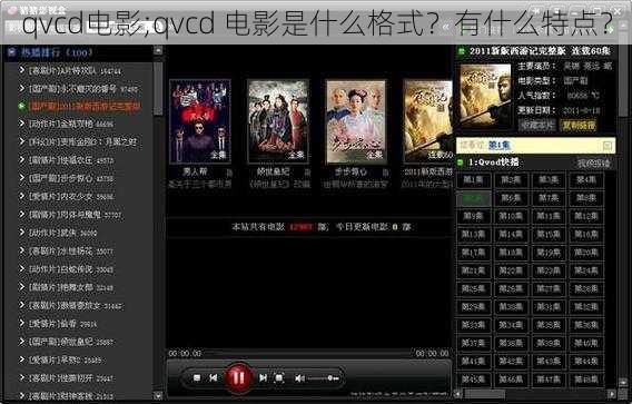 qvcd电影;qvcd 电影是什么格式？有什么特点？