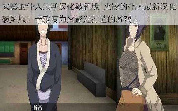 火影的仆人最新汉化破解版_火影的仆人最新汉化破解版：一款专为火影迷打造的游戏