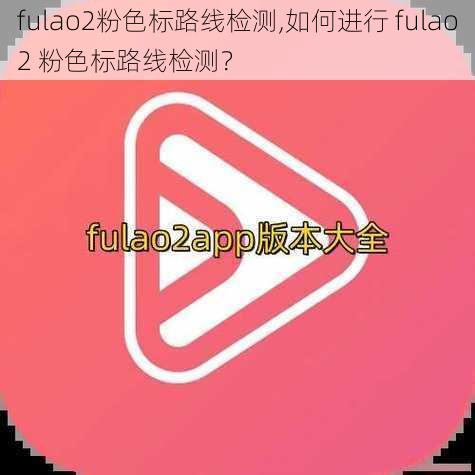 fulao2粉色标路线检测,如何进行 fulao2 粉色标路线检测？