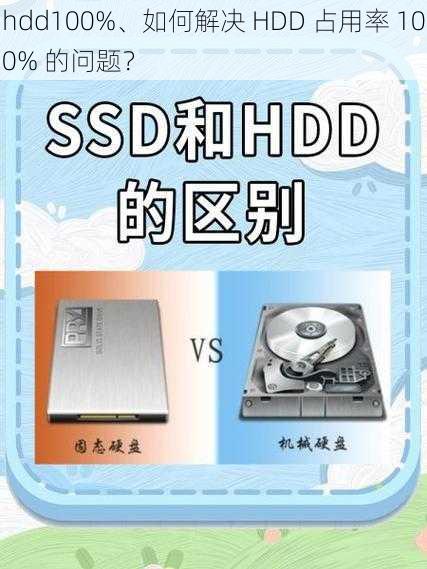 hdd100%、如何解决 HDD 占用率 100% 的问题？