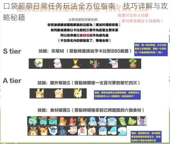 口袋超萌日常任务玩法全方位指南：技巧详解与攻略秘籍