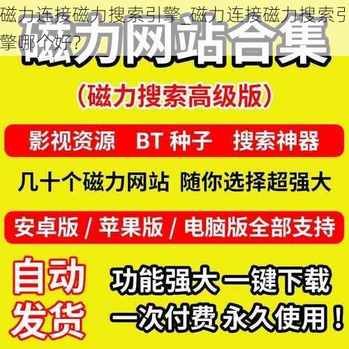 磁力连接磁力搜索引擎_磁力连接磁力搜索引擎哪个好？