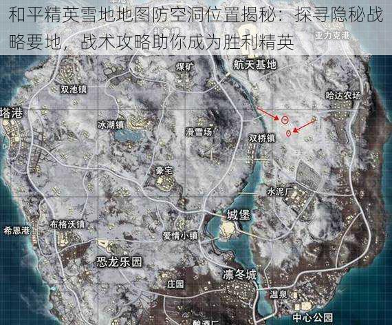 和平精英雪地地图防空洞位置揭秘：探寻隐秘战略要地，战术攻略助你成为胜利精英