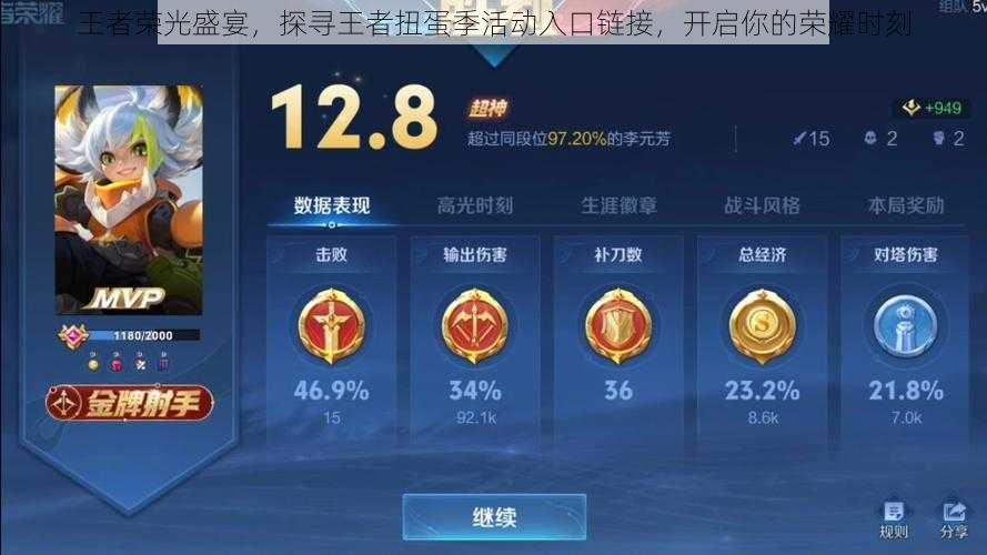 王者荣光盛宴,探寻王者扭蛋季活动入口链接,开启你的荣耀时刻