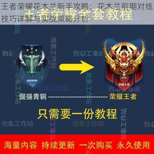 王者荣耀花木兰新手攻略:花木兰前期对线技巧详解与实战策略分析