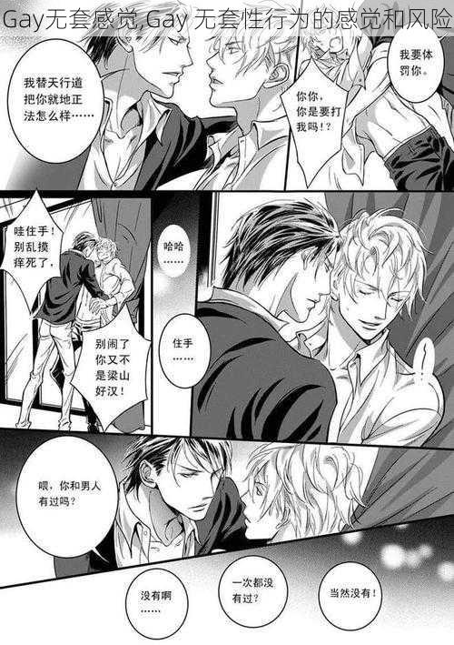 Gay无套感觉,Gay 无套性行为的感觉和风险