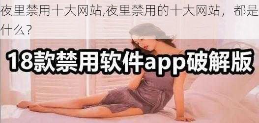 夜里禁用十大网站,夜里禁用的十大网站,都是什么?