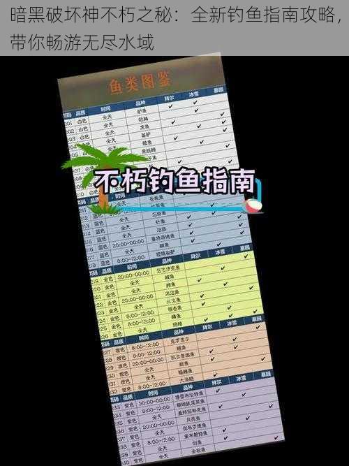 暗黑破坏神不朽之秘:全新钓鱼指南攻略,带你畅游无尽水域