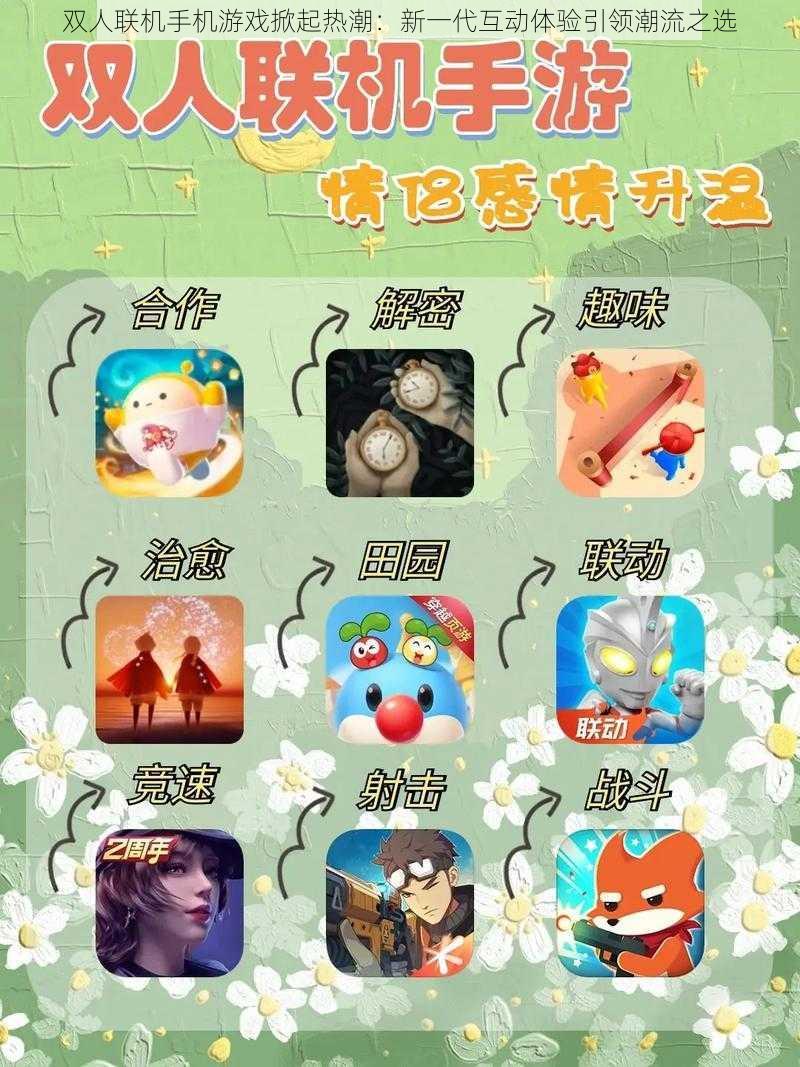 双人联机手机游戏掀起热潮:新一代互动体验引领潮流之选