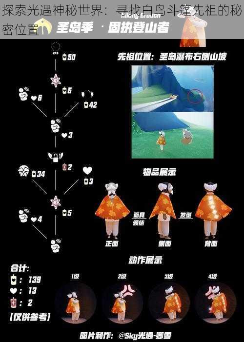 探索光遇神秘世界:寻找白鸟斗篷先祖的秘密位置