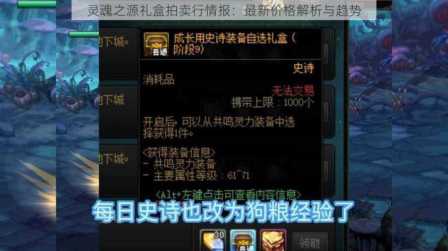 灵魂之源礼盒拍卖行情报:最新价格解析与趋势