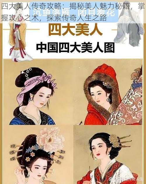 四大美人传奇攻略:揭秘美人魅力秘籍,掌握攻心之术,探索传奇人生之路