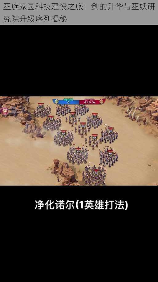 巫族家园科技建设之旅:剑的升华与巫妖研究院升级序列揭秘