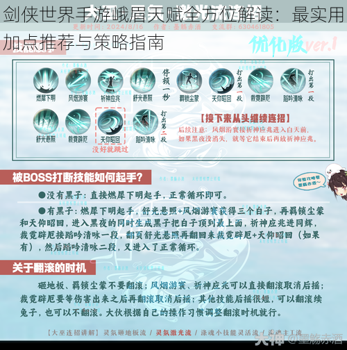 剑侠世界手游峨眉天赋全方位解读:最实用加点推荐与策略指南
