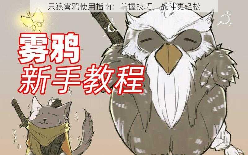 只狼雾鸦使用指南:掌握技巧,战斗更轻松